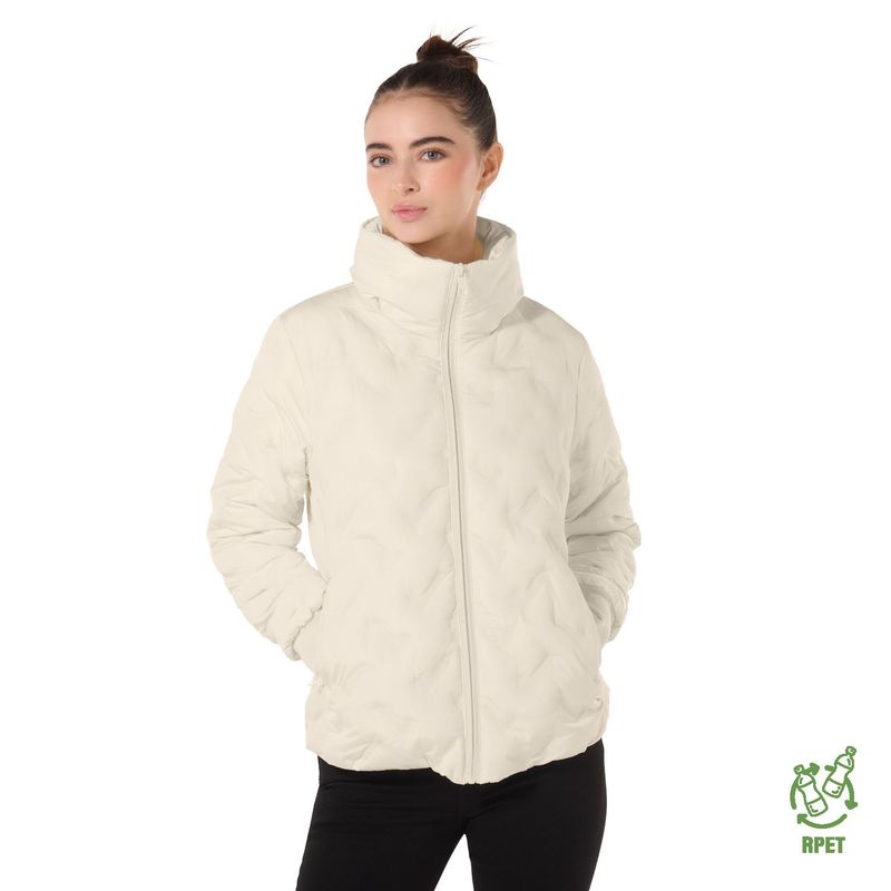 TOTTO - Chaqueta Acolchada Para Mujer Blanco Bab Totto