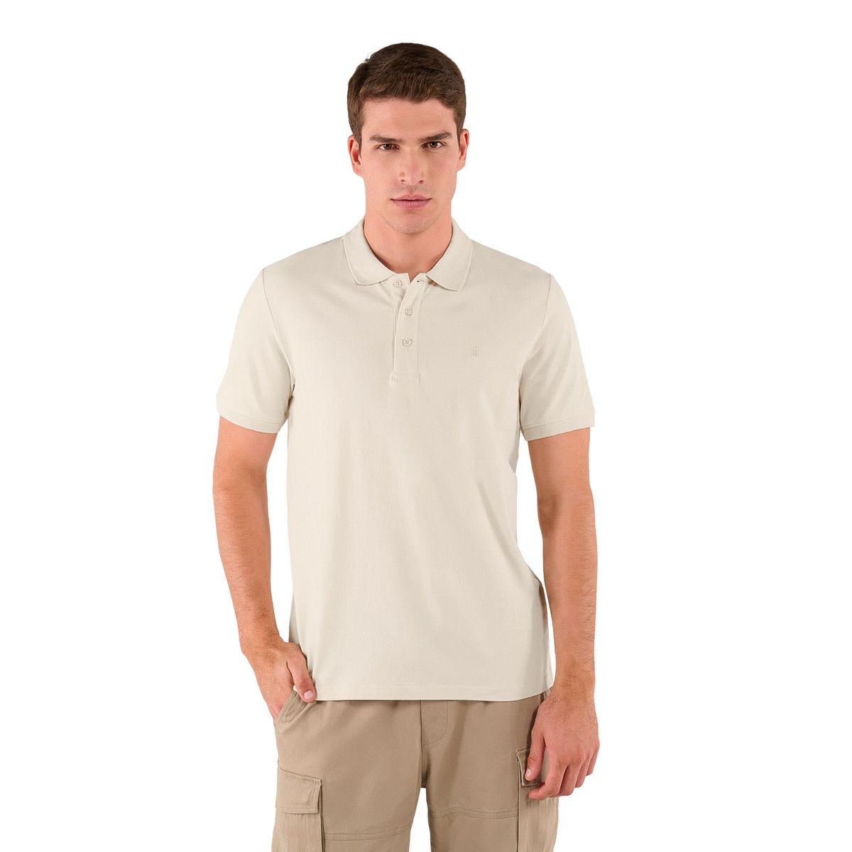 TOTTO - Camiseta Tipo Polo Para Hombre Gris Youngpolo Totto