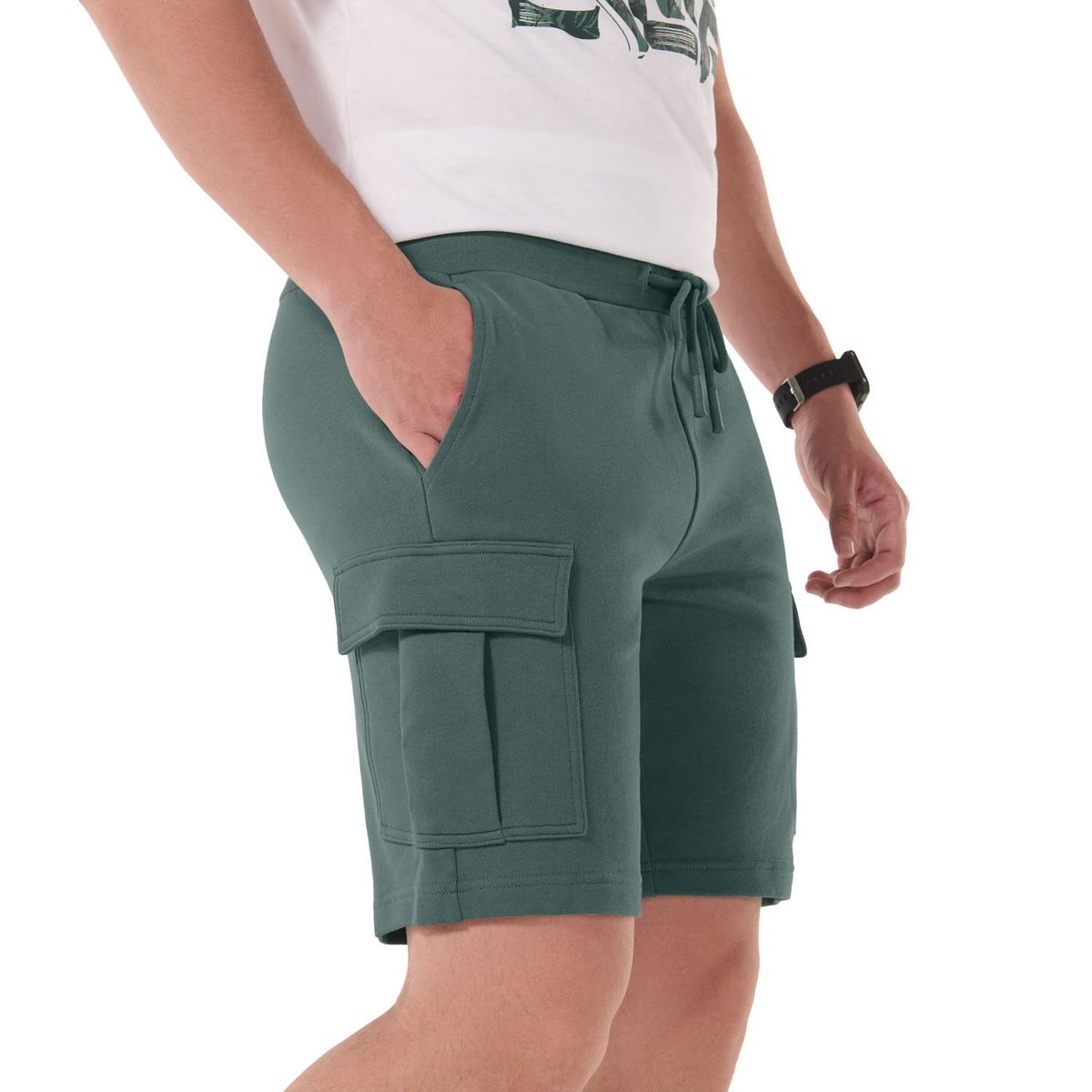 TOTTO - Bermuda o Pantaloneta Para Hombre Verde Madeiry Totto