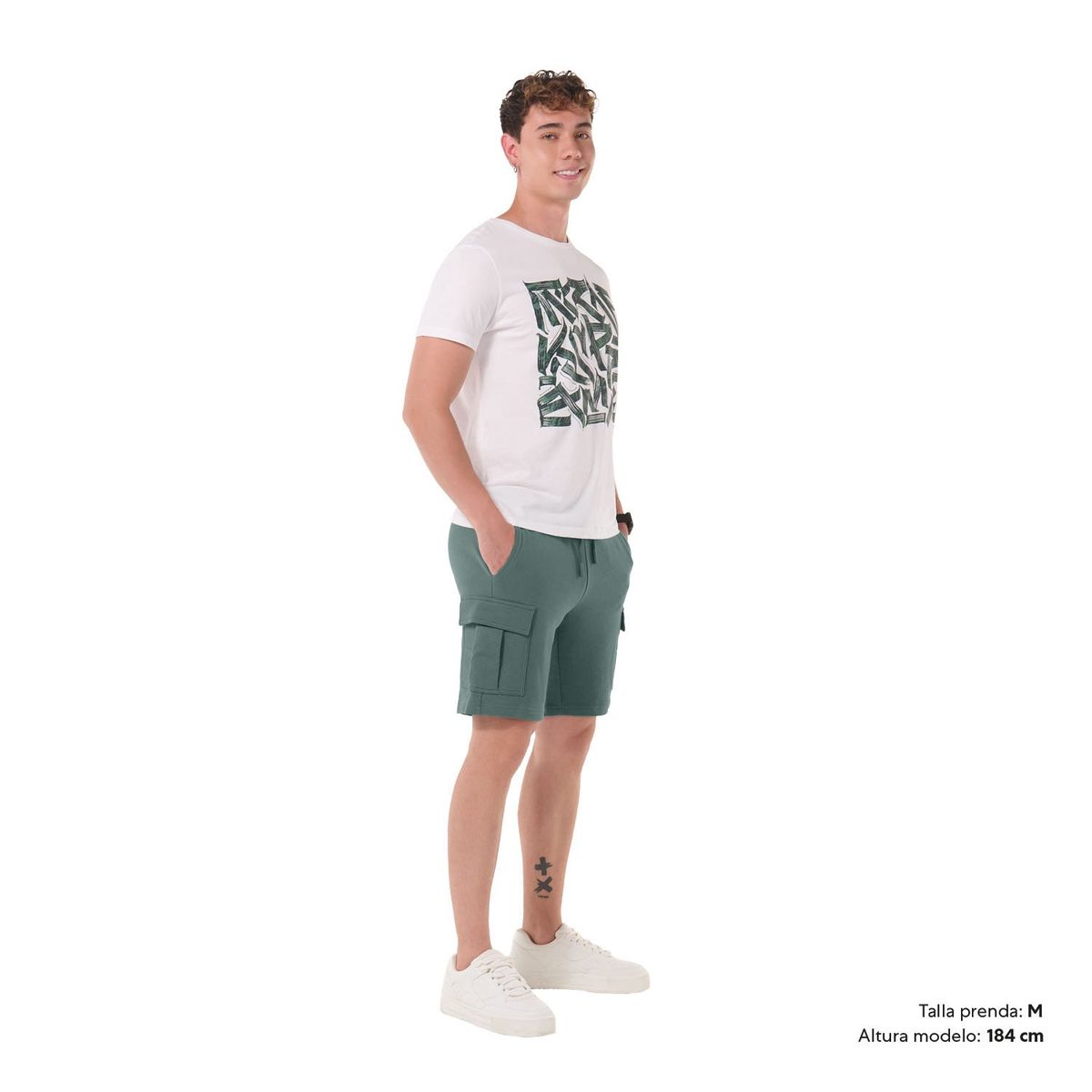 TOTTO - Bermuda o Pantaloneta Para Hombre Verde Madeiry Totto