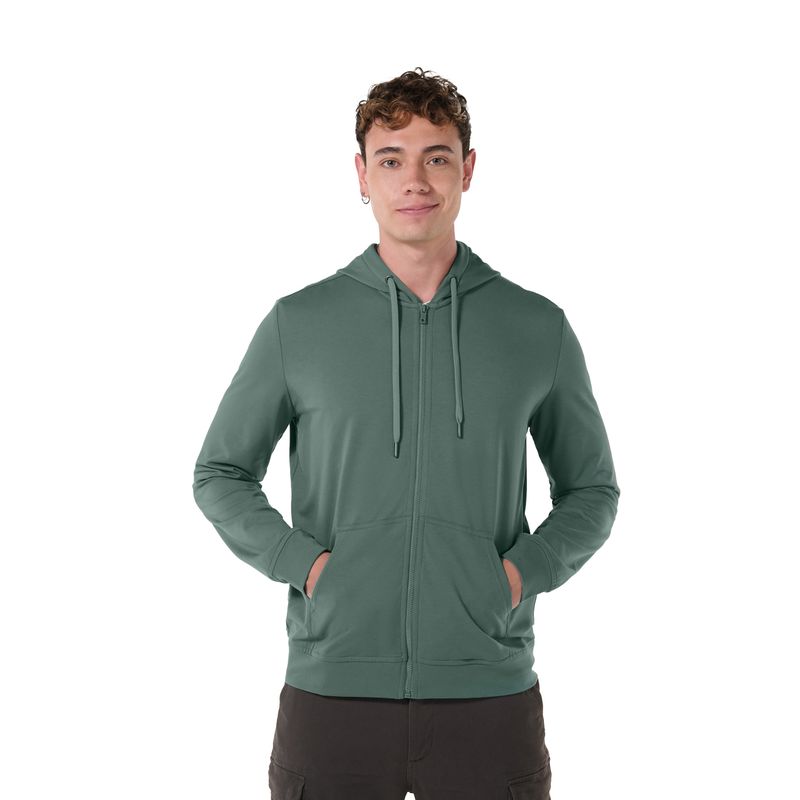 TOTTO - Buzo Hoodie Para Hombre con Capota Verde Tawen Totto