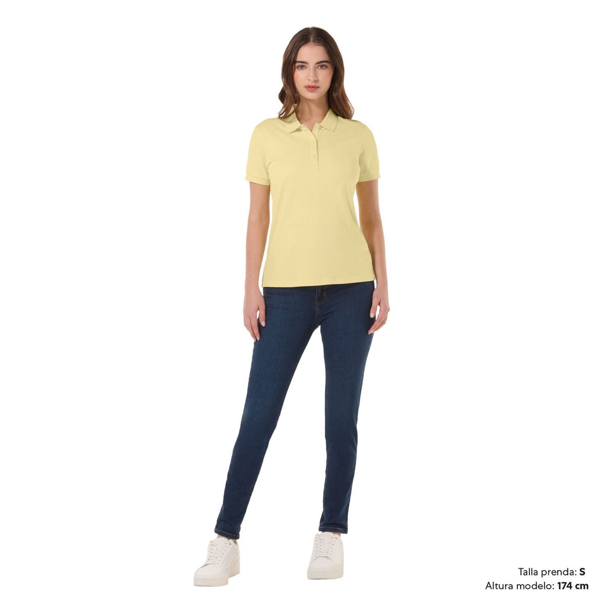 TOTTO - Camiseta Tipo Polo Para Mujer Amarillo Masara Totto