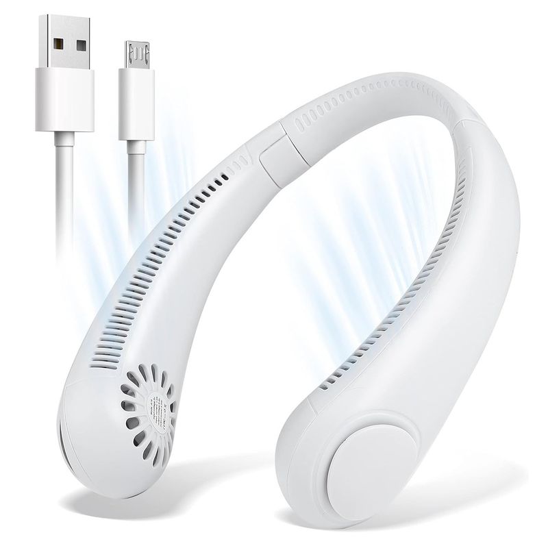 GENERAL - Ventilador Cuello A18 Inalambrico Blanco