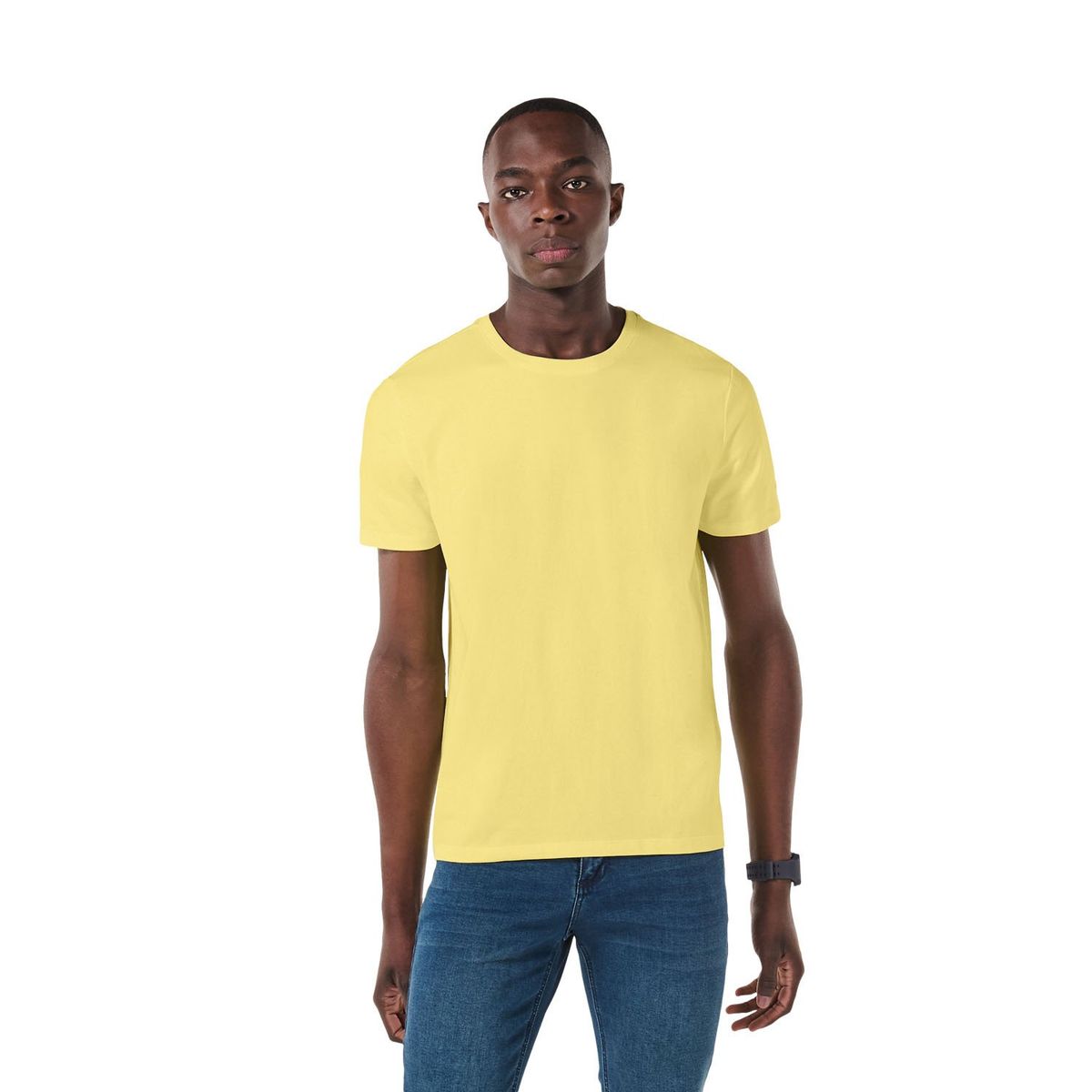 TOTTO - Camiseta Unicolor Para Hombre Amarillo Manne Totto