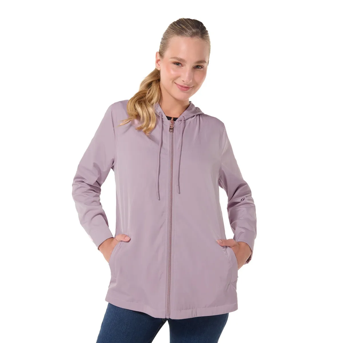 TOTTO - Chaqueta Doble Faz Liviana Para Mujer Morado Baccat Totto