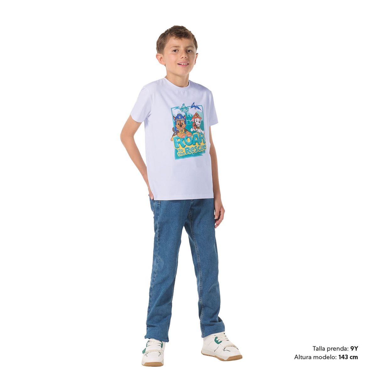 TOTTO - Camiseta Estampada Niño Blanca Paw Patrol Totto