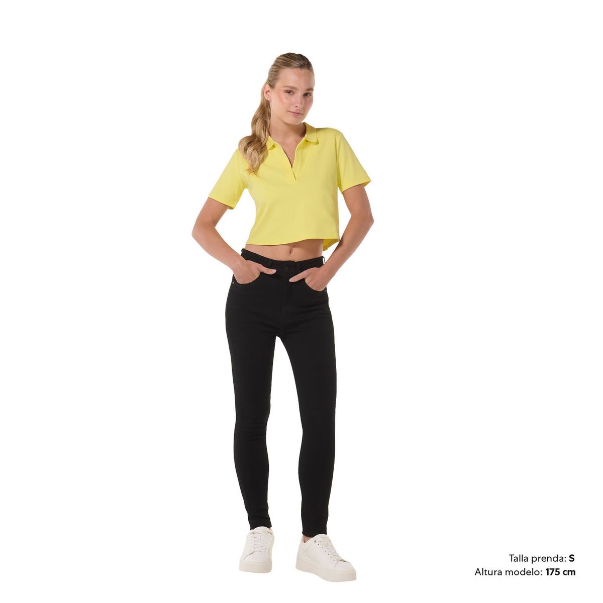 TOTTO - Camiseta Tipo Polo Para Mujer Amarillo Saba Totto