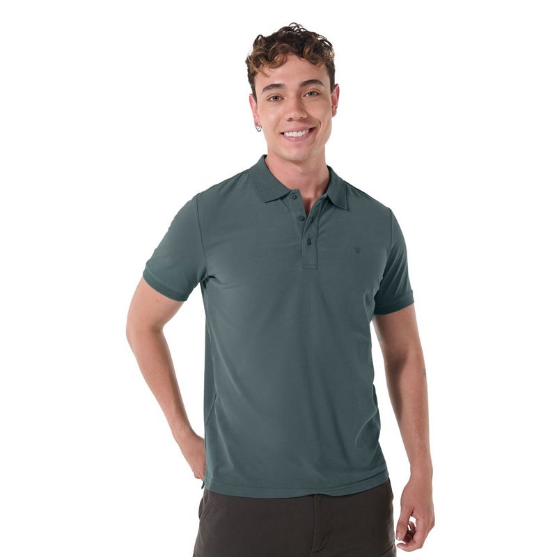 TOTTO - Camiseta Tipo Polo Para Hombre Verde Youngpolo Totto