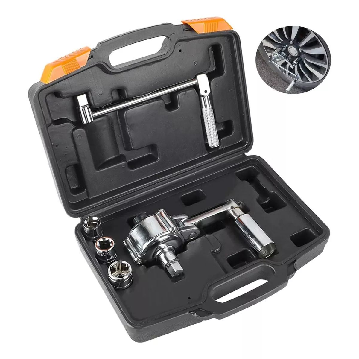 GENERICO - Llave Multiplicadora De Torsión Removedor Tuercas Estuche