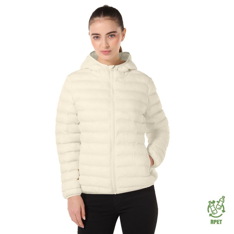 TOTTO - Chaqueta Acolchada Blanca Para Mujer Colorfull Pro Totto