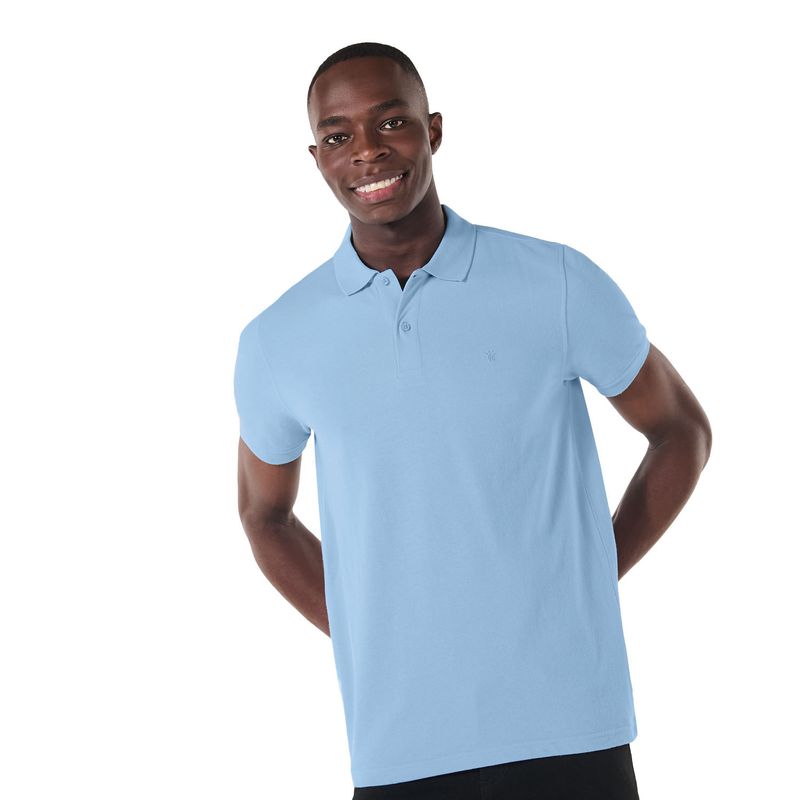TOTTO - Camiseta Tipo Polo Para Hombre Azul Spencer Totto