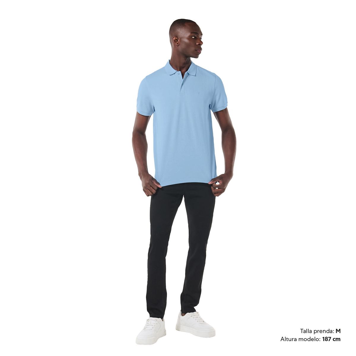 TOTTO - Camiseta Tipo Polo Para Hombre Azul Spencer Totto