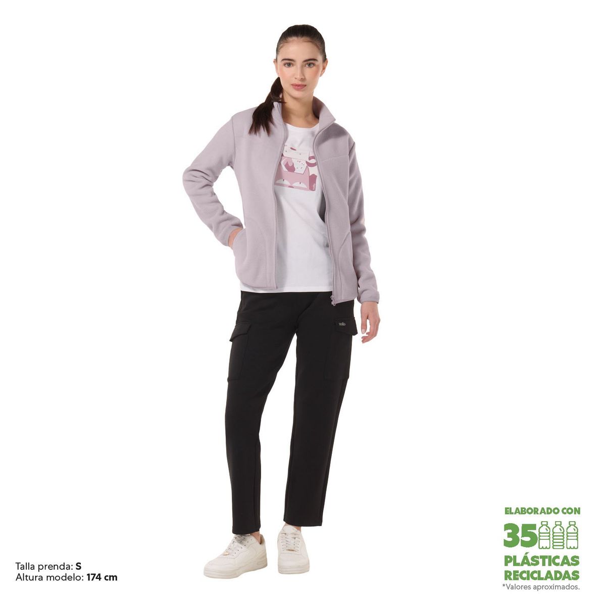 TOTTO - Buzo Para Mujer Eco Morado Flizally Totto