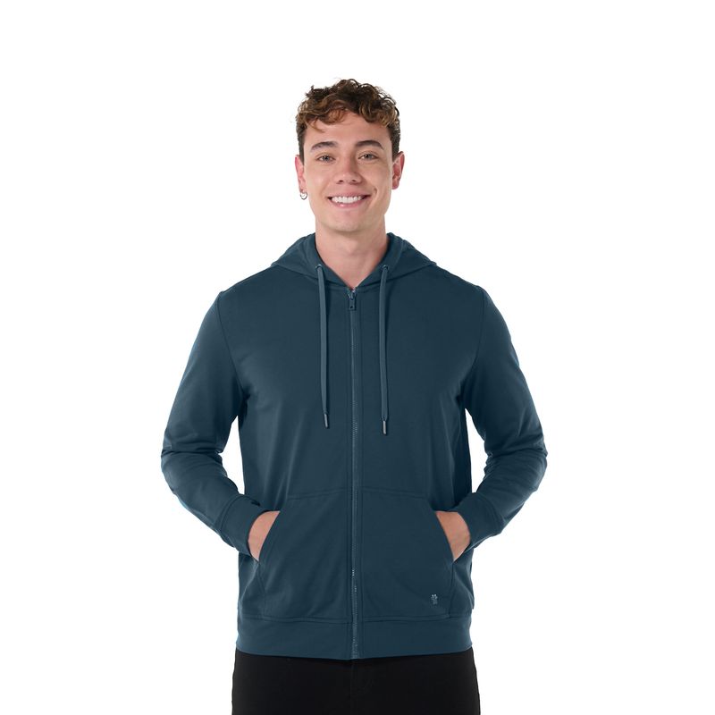 TOTTO - Buzo Hoodie Para Hombre con Capota Azul Tawen Totto