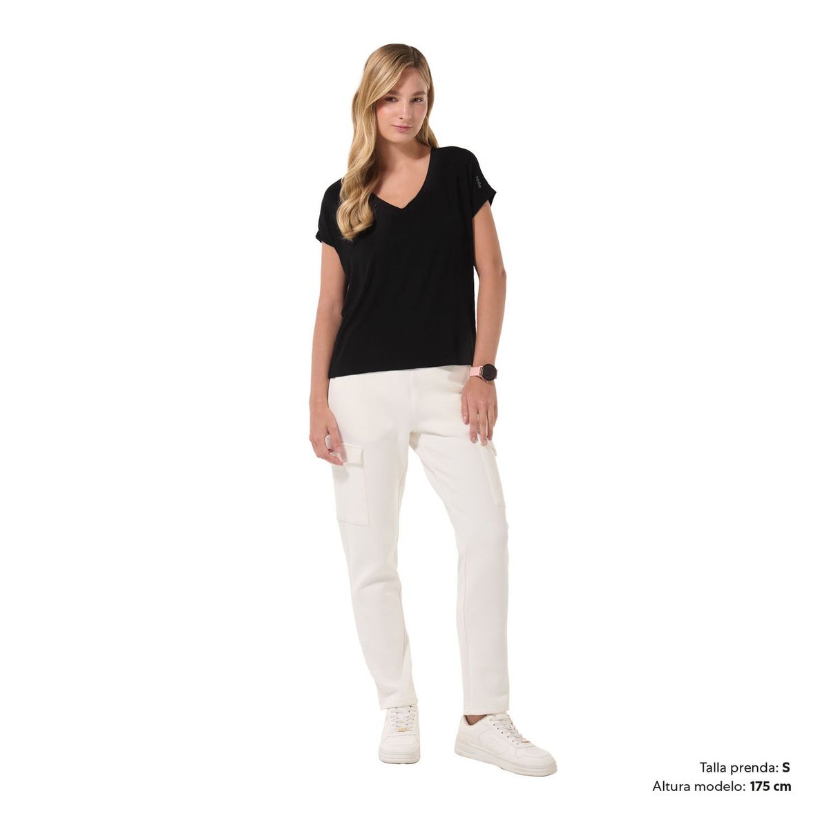 TOTTO - Camiseta Tipo Top Para Mujer Negro Morrocoy Totto