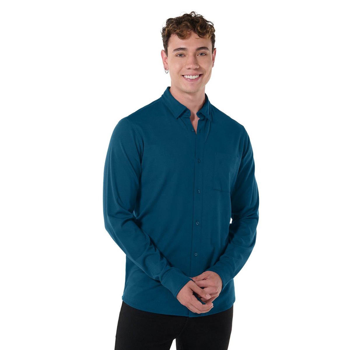 TOTTO - Camisa Para Hombre Azul Pardo Totto
