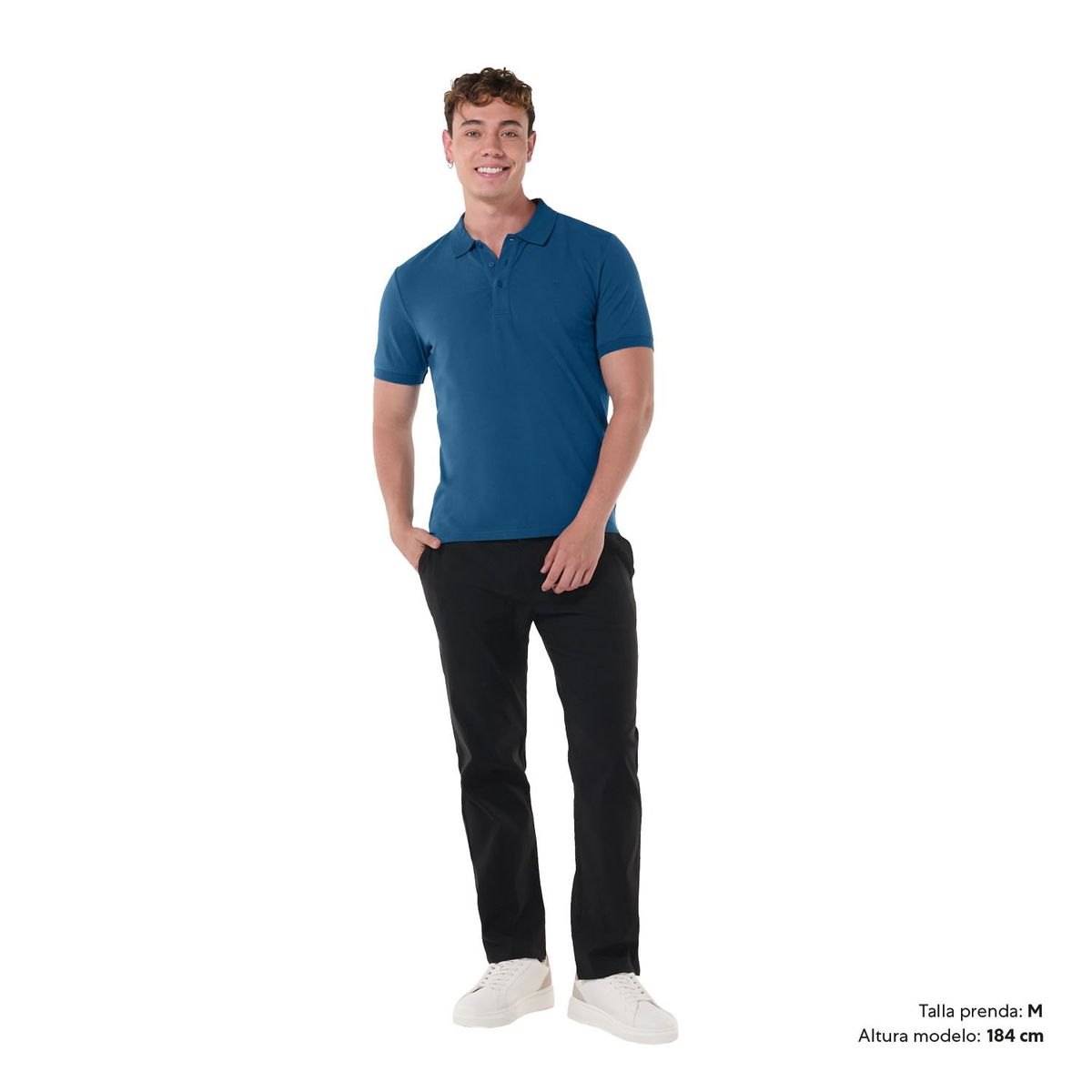 TOTTO - Camiseta Tipo Polo Para Hombre Azul Youngpolo Totto