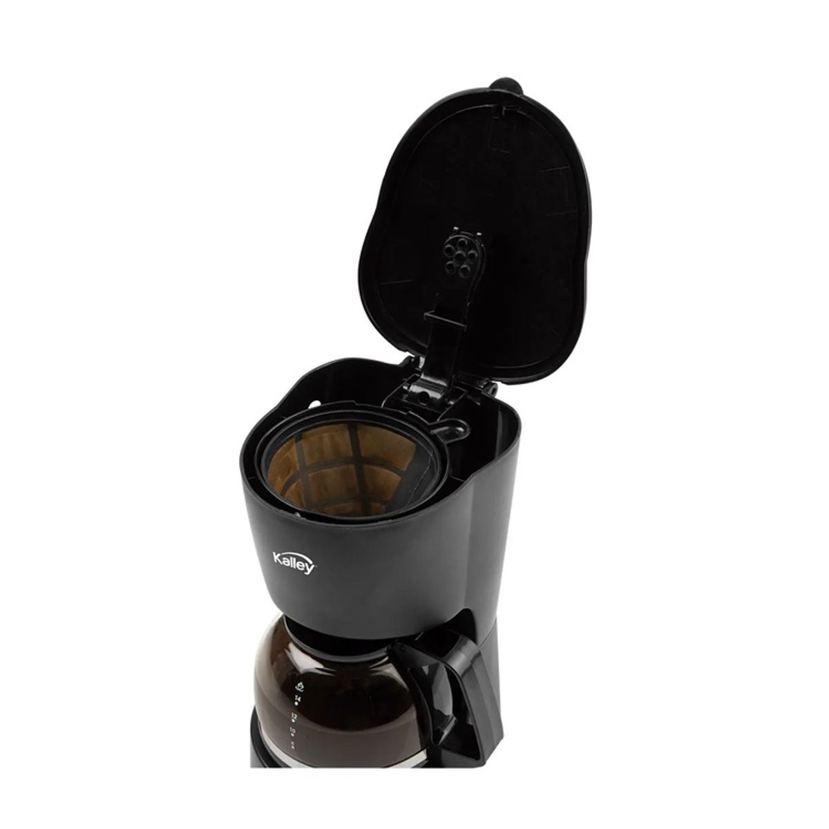 KALLEY - Cafetera KALLEY 4 Tazas K-MCM4N Negro