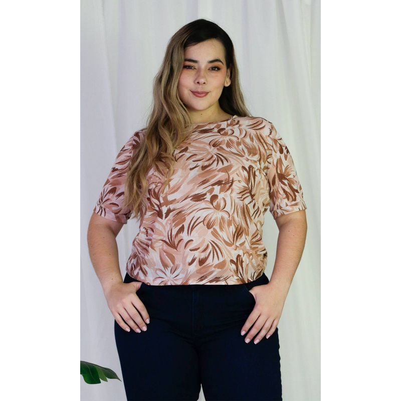 L Y H - Camiseta Para Mujer Manga Corta Amarillo Marca L&H