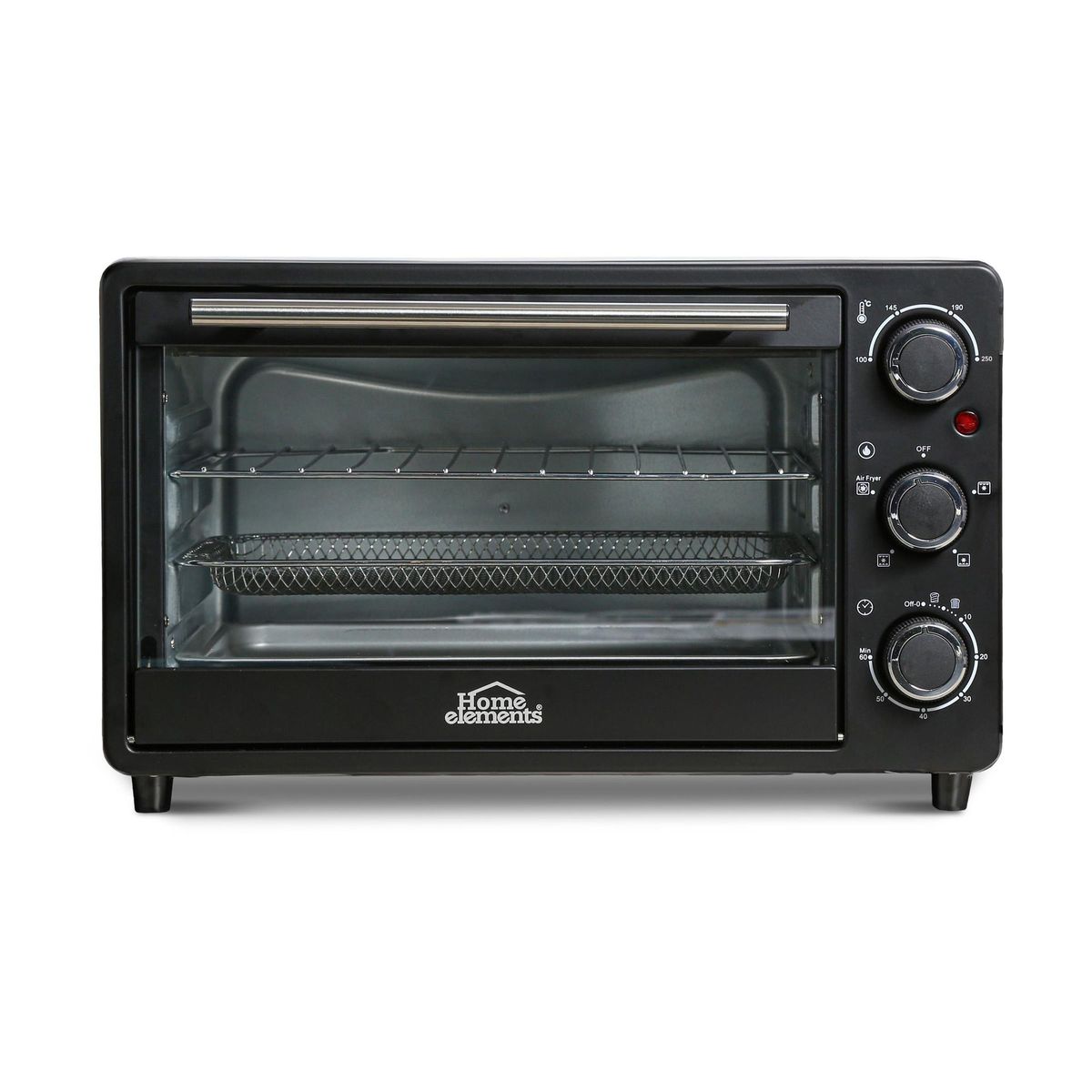 HOME ELEMENTS - HORNO MULTIFUNCIONAL 5 EN 1 23L NEGRO 1800W HEHCP23N