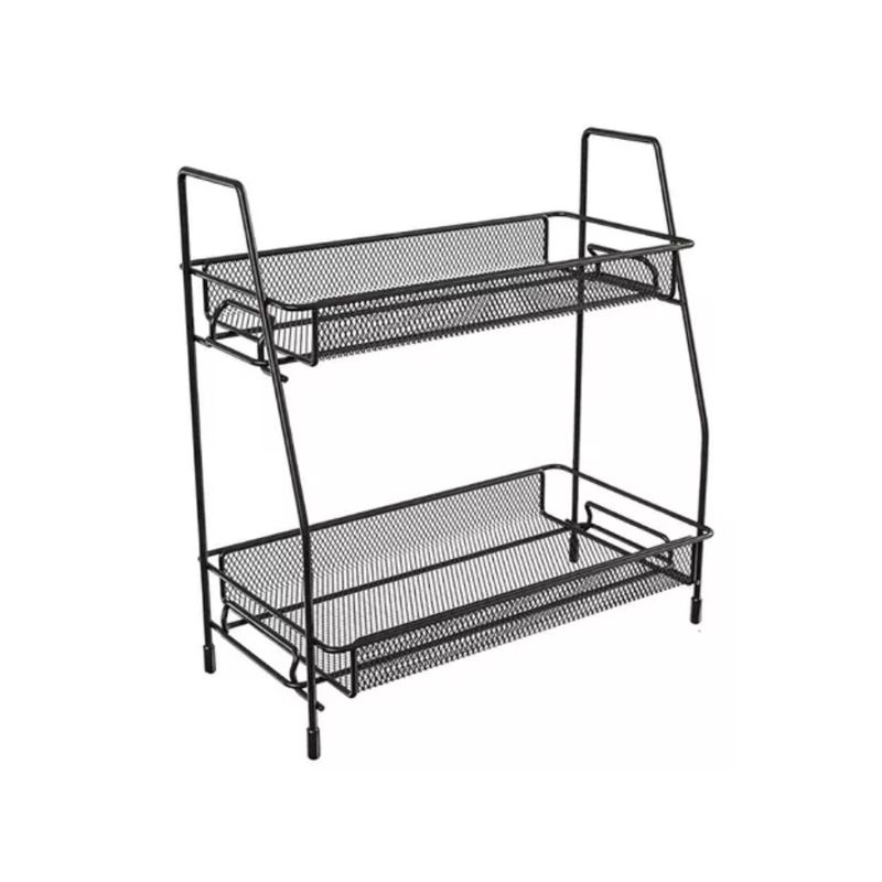 GENERICO - Organizador De Especias Granos Multifuncional Cocina Negro