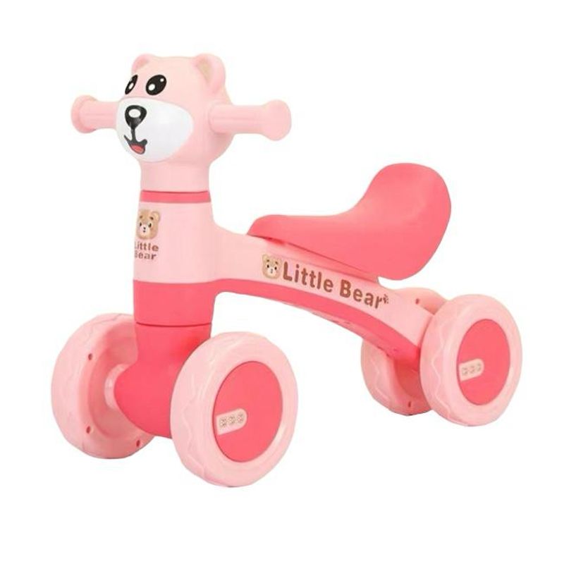 GENERICO - Bicicleta Andador De Equilibrio Con Burbujero Rosado
