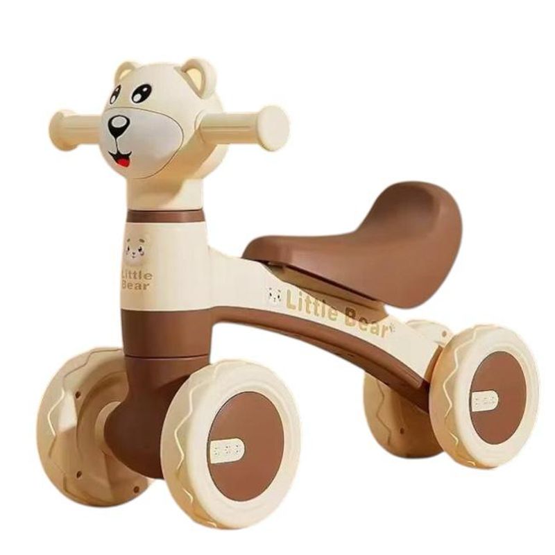 GENERICO - Bicicleta Andador De Equilibrio Con Burbujero Café