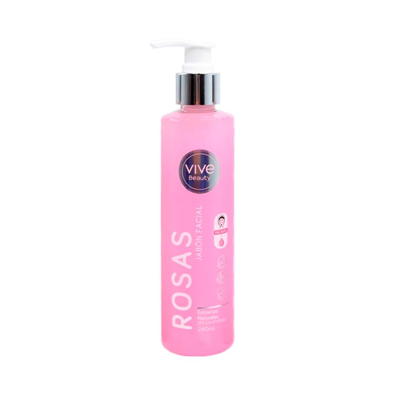 GENERICO - JABON FACIAL GEL ROSAS  240 ML