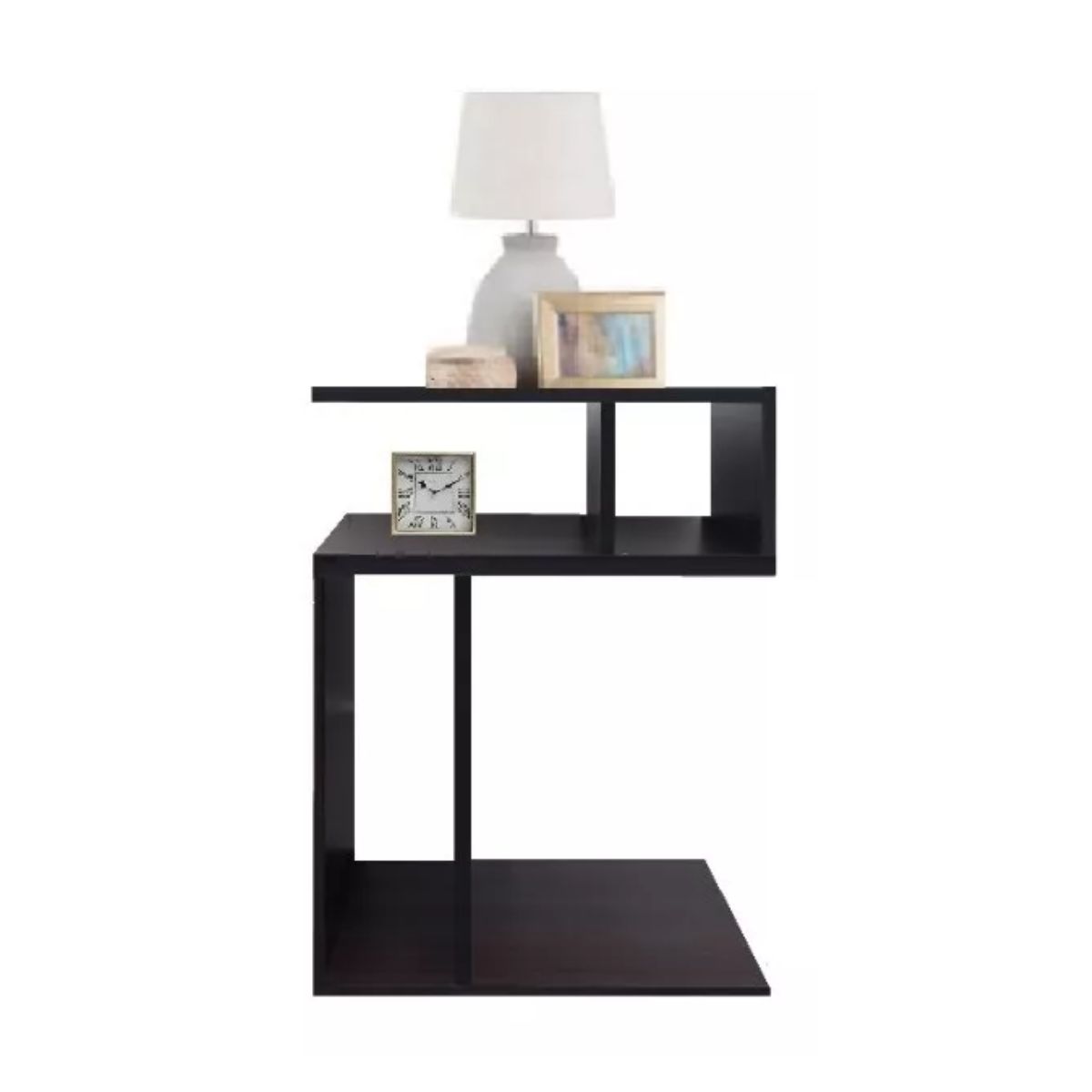 GENERICO - Mesa De Noche X2 Unidades Multi Posición Funcional Color Wengue