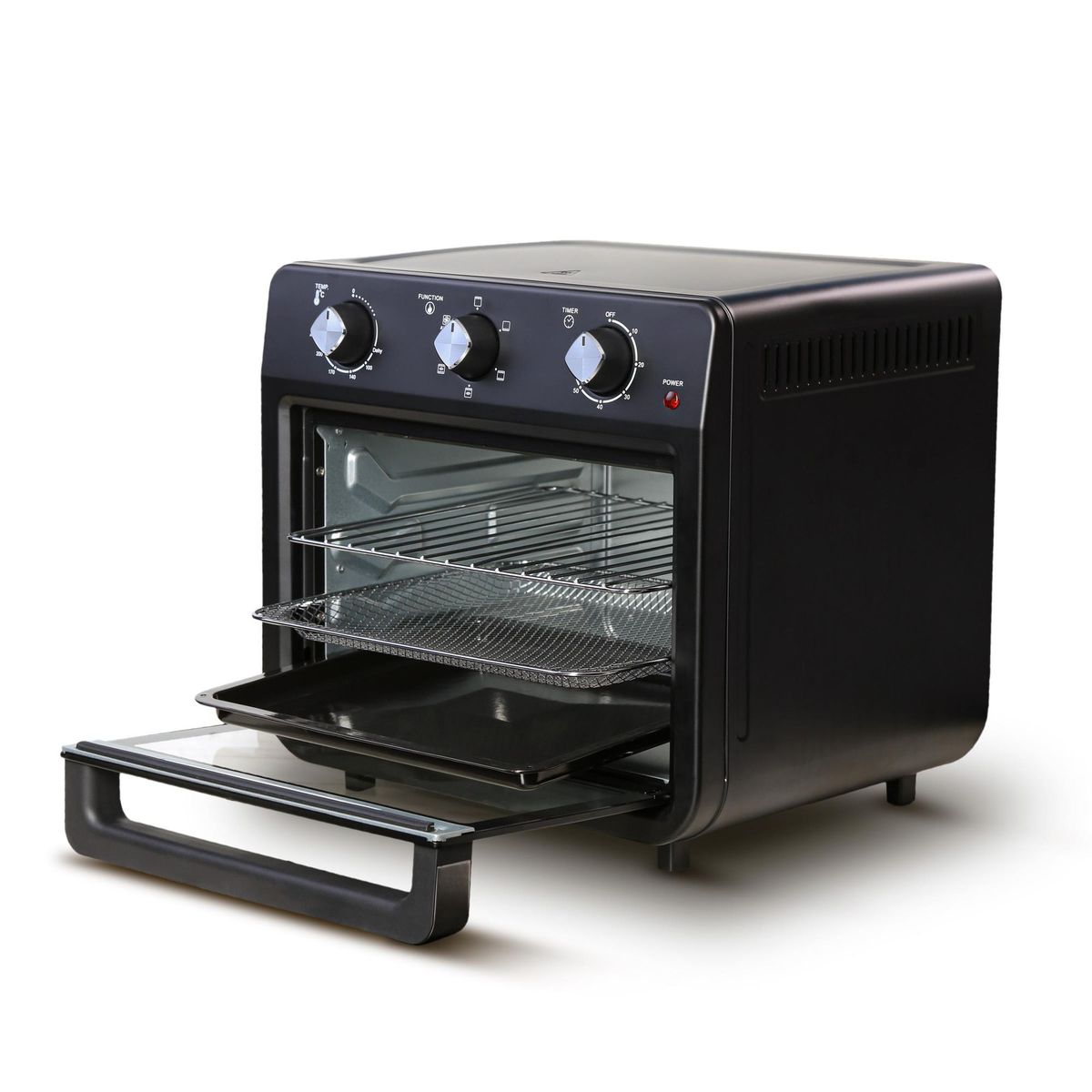 HOME ELEMENTS - MULTI HORNO PRO 7 FUNCIONES EN 1 24L NEGRO 1800W HEMHF24N