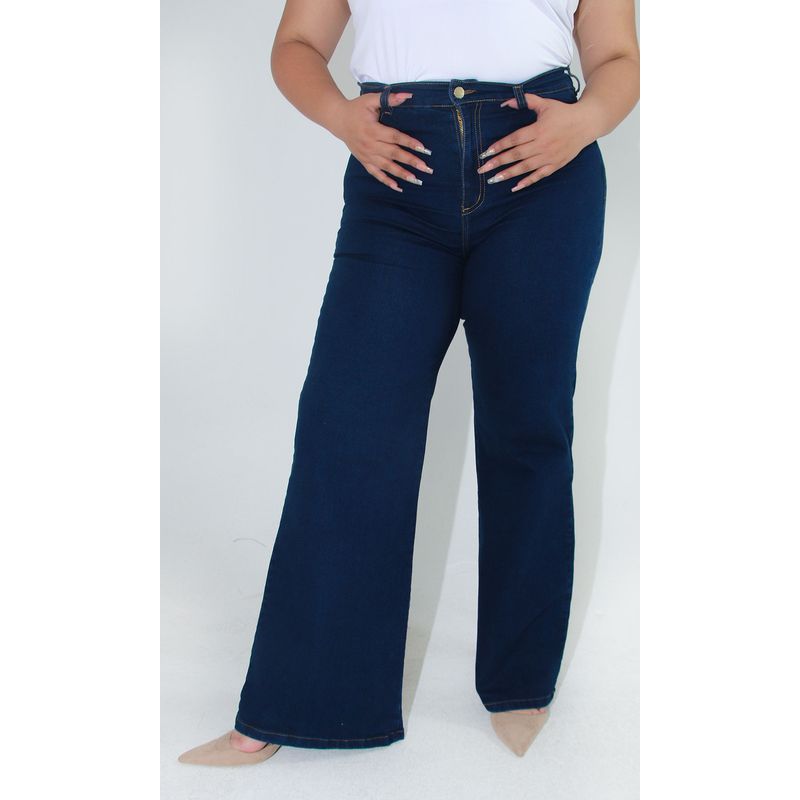 L Y H - Jean Para Mujer Azul Marca L&H