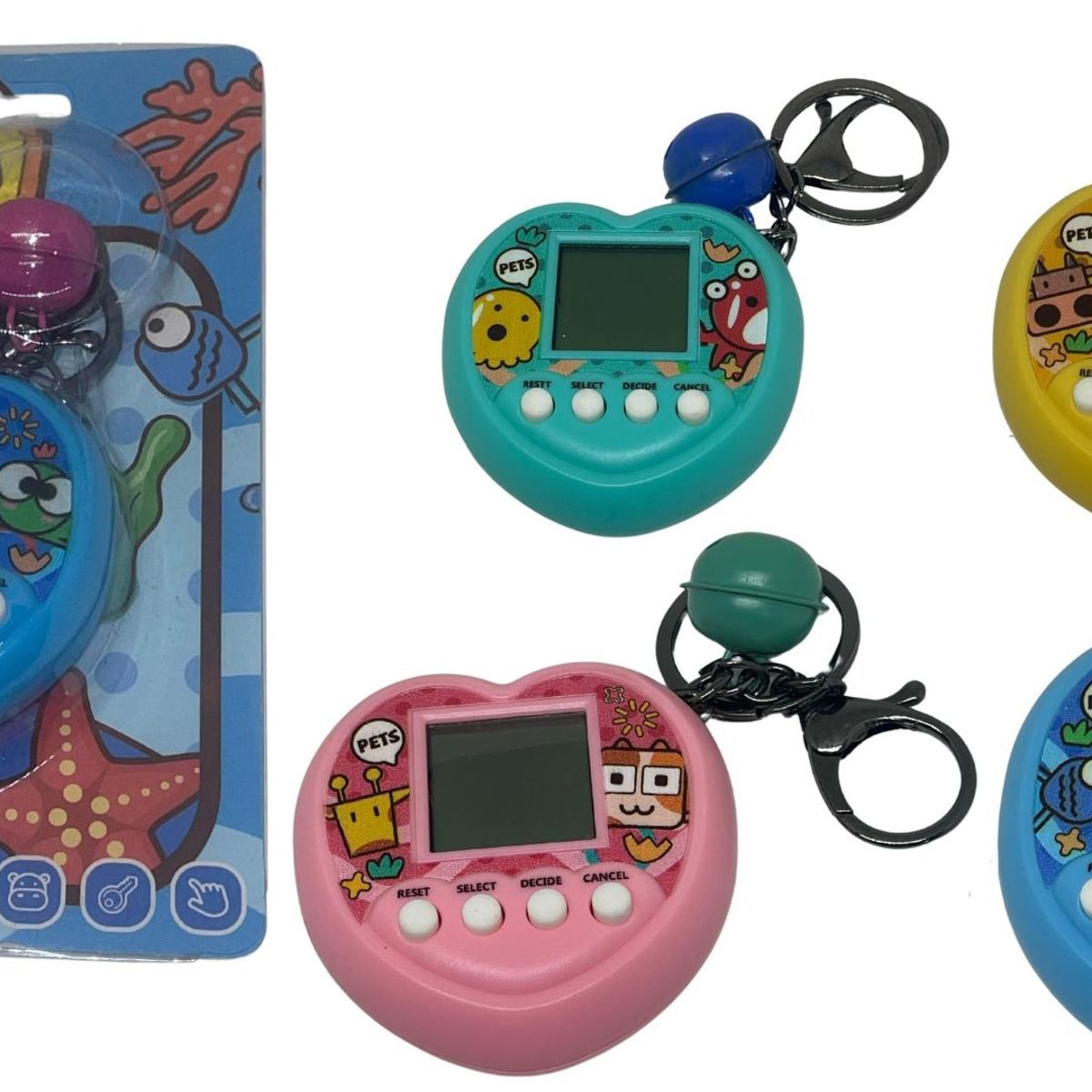 MAZUGI - Tamagotchi 168  Mascotas Virtual En 1 Juguete Tama Niños 6cm