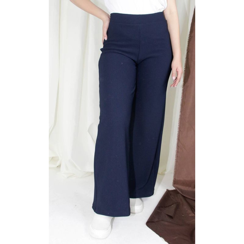 L Y H - Pantalón Para Mujer Azul Marca L&H