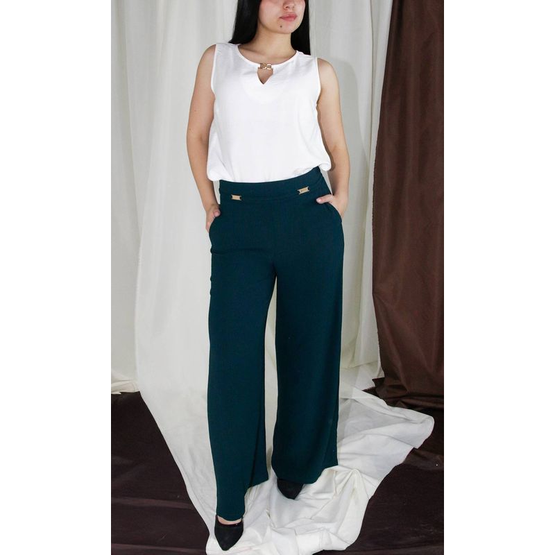 L Y H - Pantalón Para Mujer Rojo Marca L&H