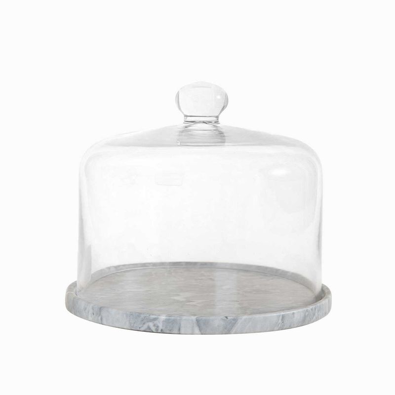 AMBIENTE GOURMET - Tortera marmol con domo 21cm Ambiente Gourmet