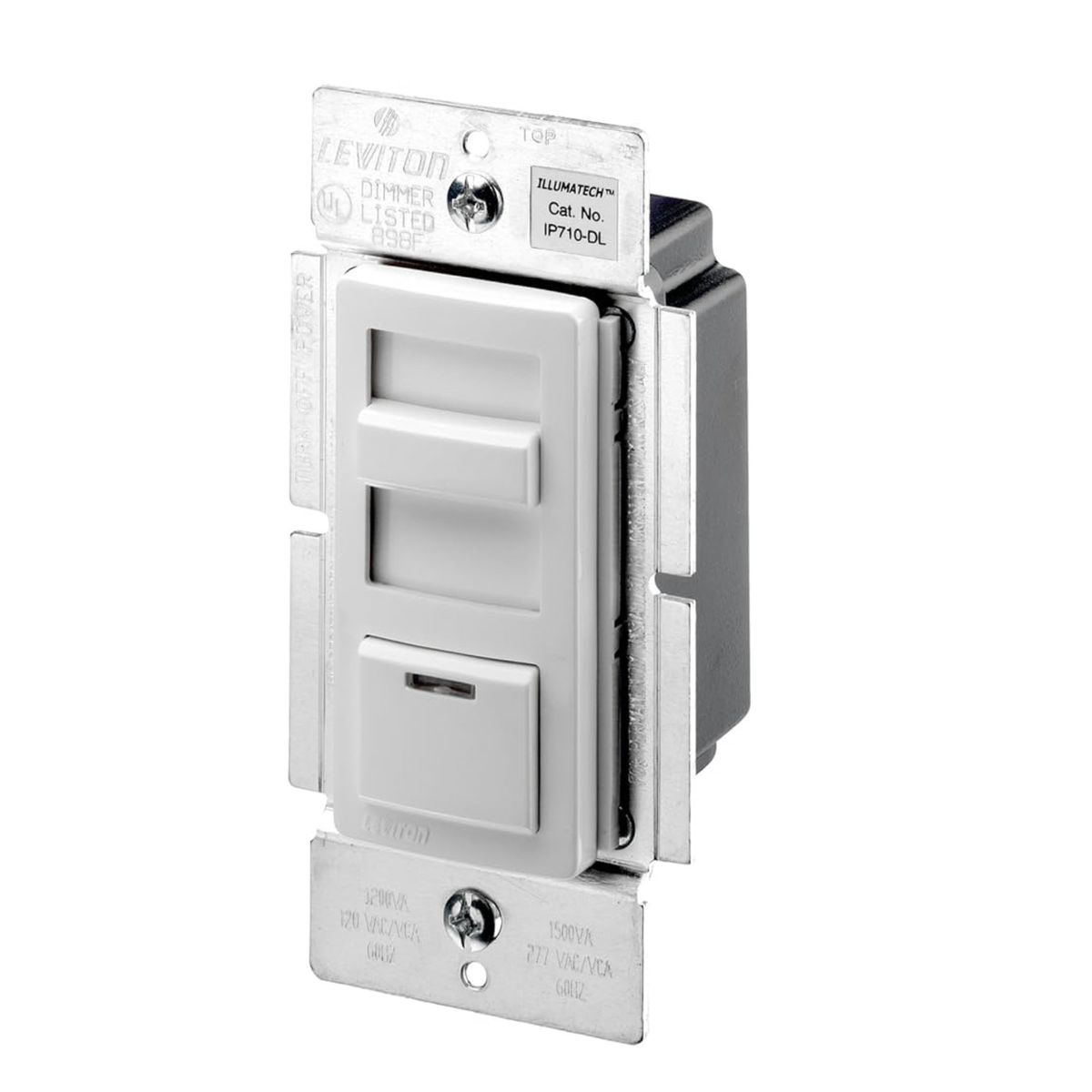 LEVITON - Dimmer Leviton IP710-DLZ atenuación 0-10V LED o Fluorescente