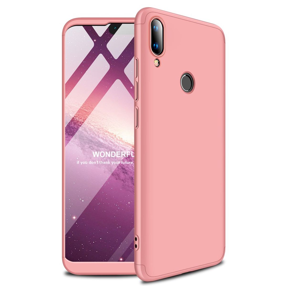GENERICO - Funda Carcasa Estuche Protector Para Huawei  Y9 2019 Rosa