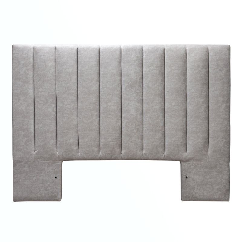 MUEBLES FIOTTI - Cabecero para cama doble Tapizado Beige