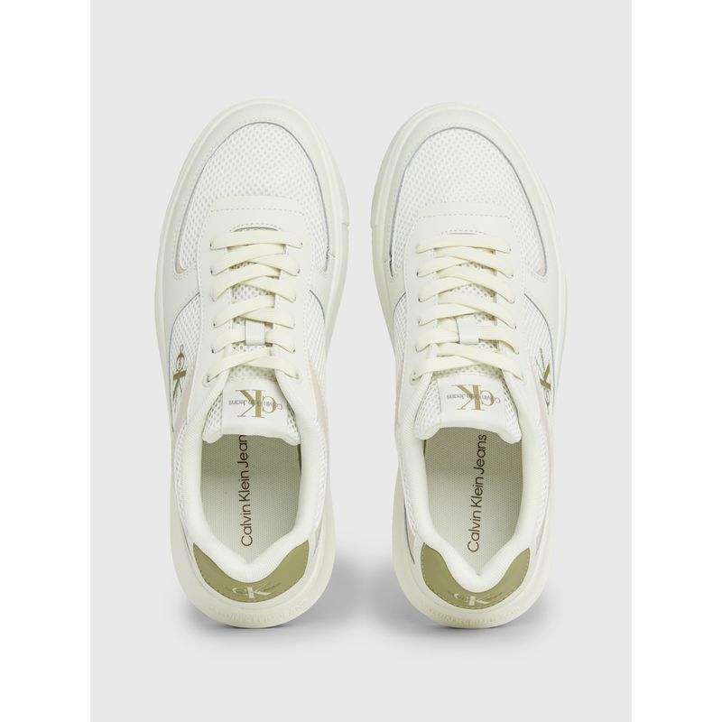 CALVIN KLEIN - Tenis blanco blanco chunky cupsole Calvin Klein