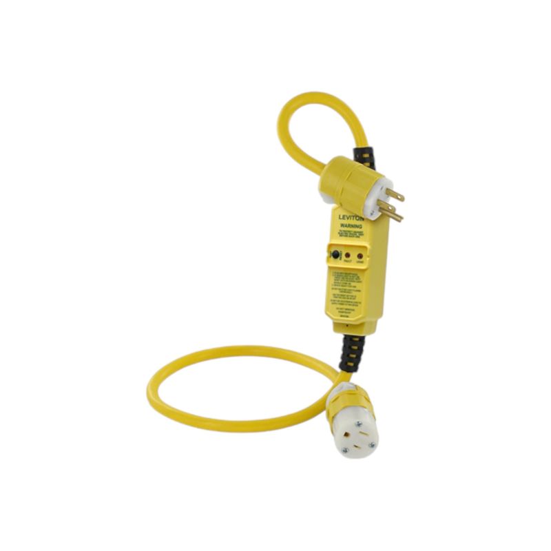 LEVITON - Extensión GFCI Leviton GSCM1-3C 3ft/0.9m 15A 120V Amarilla
