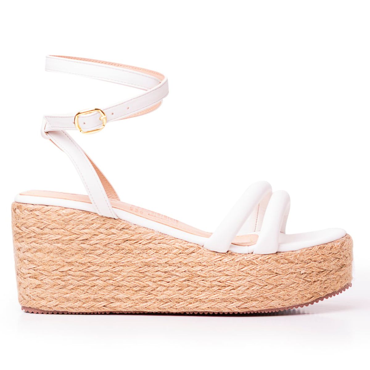 PRICE SHOES - Priceshoes Plataformas en yute Para Mujer 9521181BLANCO