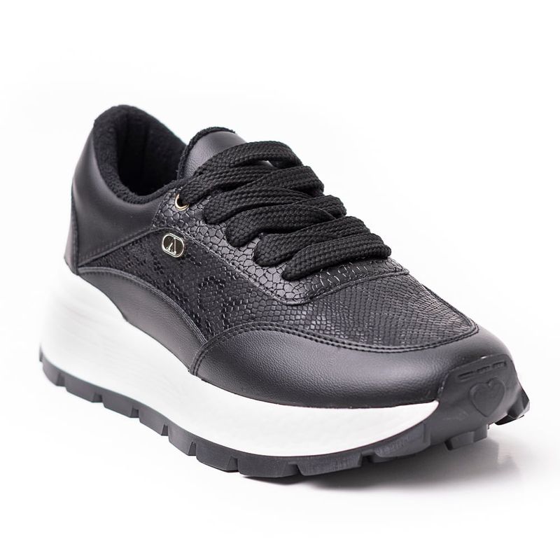 PRICE SHOES - Price Shoes Tenis deportivo para mujer 282M-519NEGRO