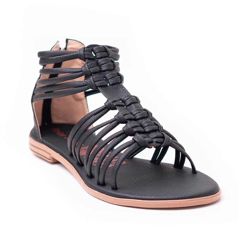 PRICE SHOES - Price shoes Sandalias Planas para dama 302E208SNEGRO