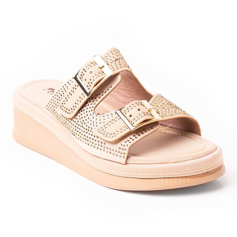 PRICE SHOES - Price Shoes Sandalias Para Dama 692P14CHAMPANA
