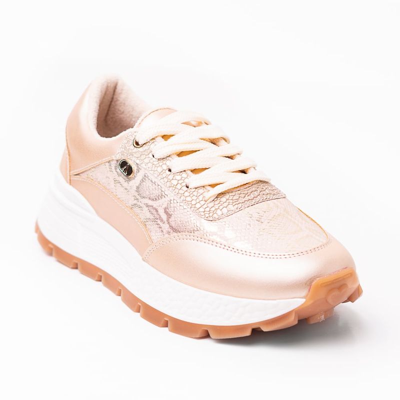 PRICE SHOES - Price Shoes Tenis deportivo para mujer 282M-519CHAMPANA
