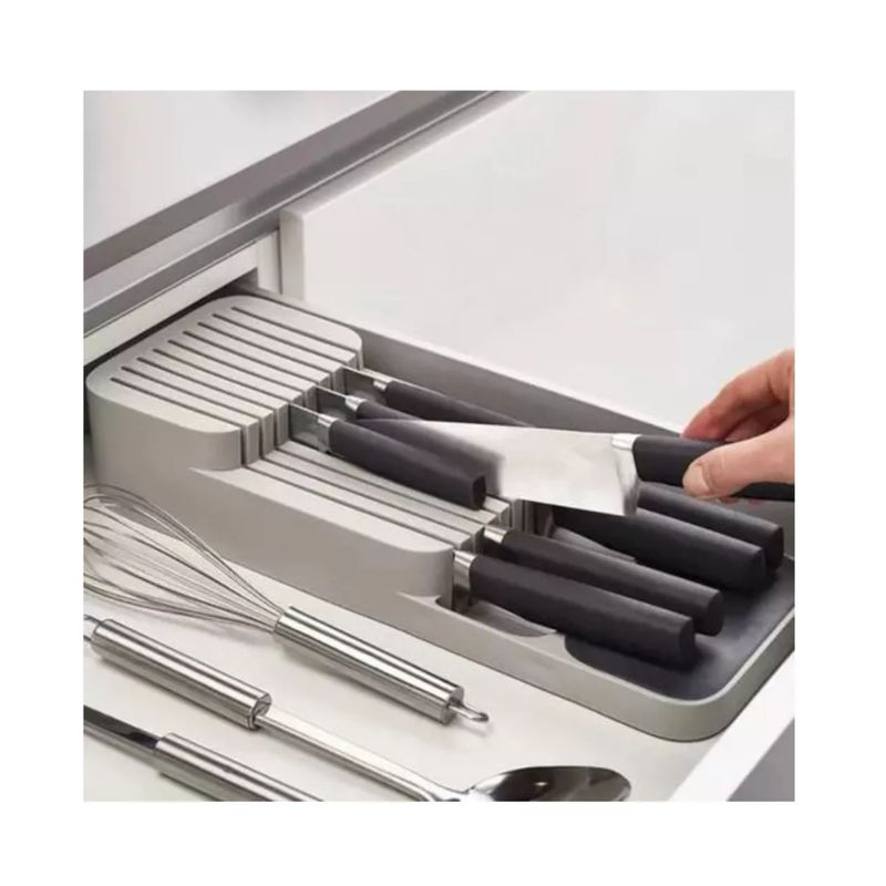 GENERICO - Organizador De Cuchillos Para Cajón Gabinete De Cocina