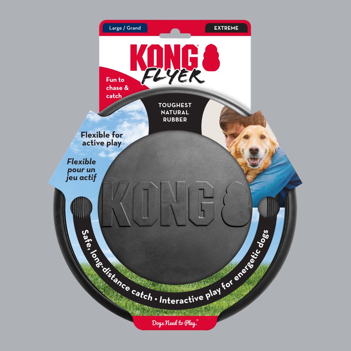 KONG COMPANY - KONG Extreme Flyer - Disco talla L