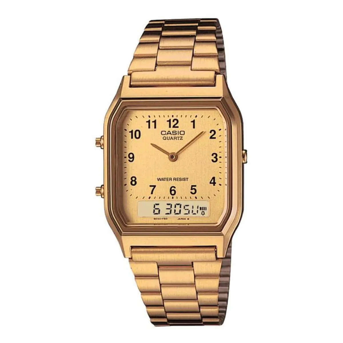CASIO - Reloj Casio Modelo AQ-230GA-9B Diseño Clásico