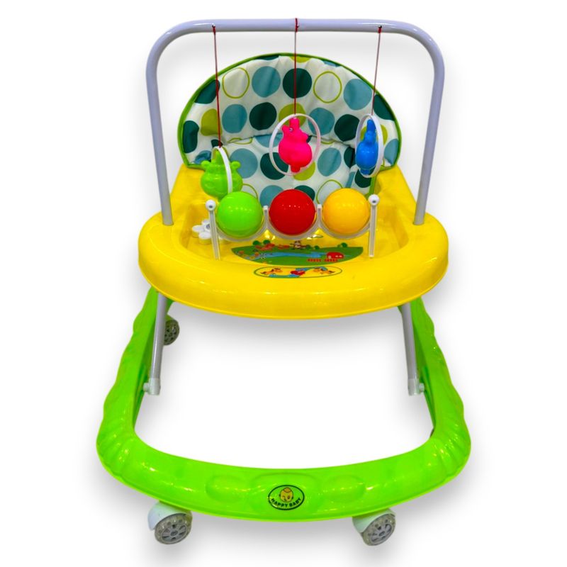 KIDSHOP - Caminador Para Bebe Niña Llantas De Silicona Amarillo 312-1