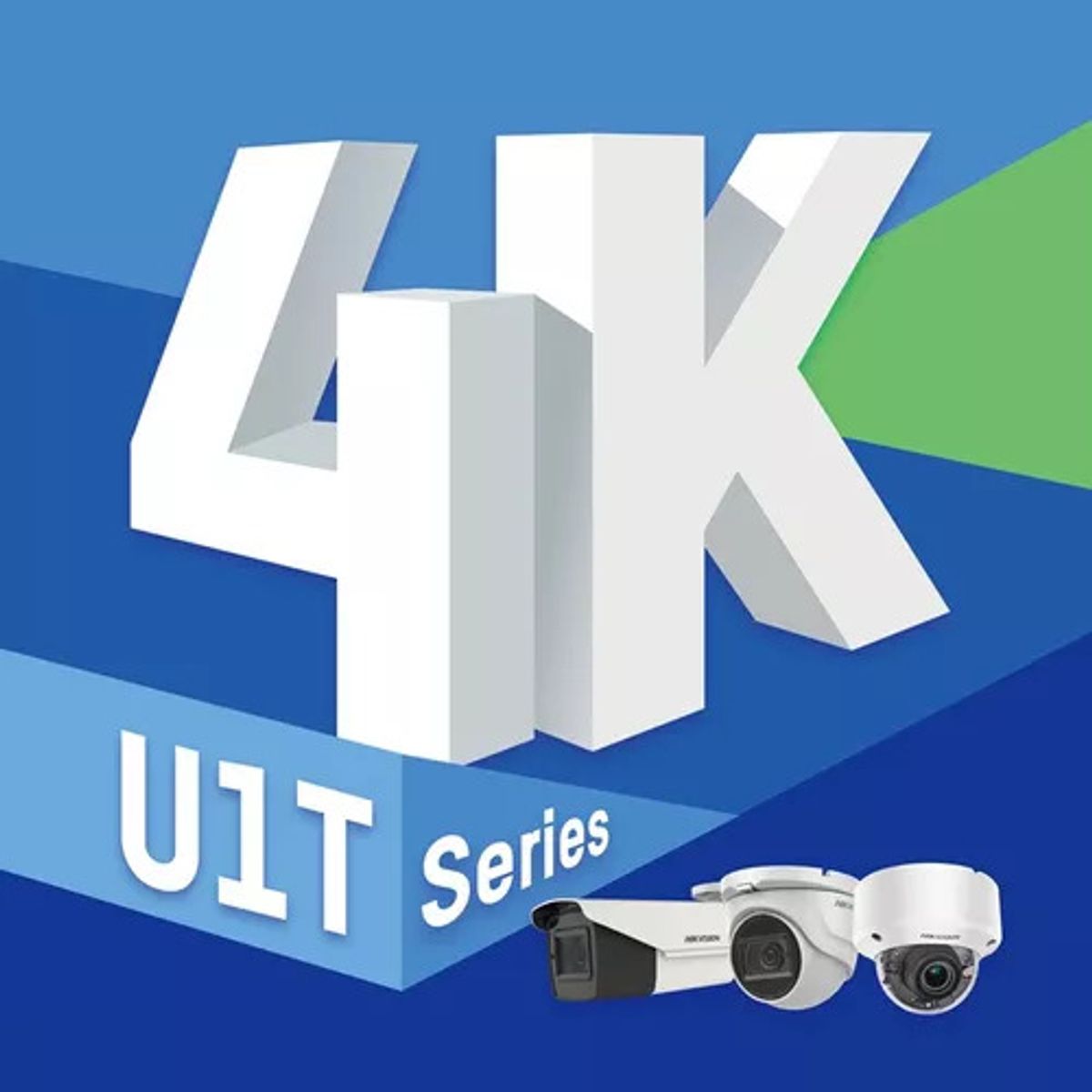 HIKVISION - DS-2CE76U1T-ITPF - Cámara Turret 4k(8mp) , Ir 30mts Exir 2.0